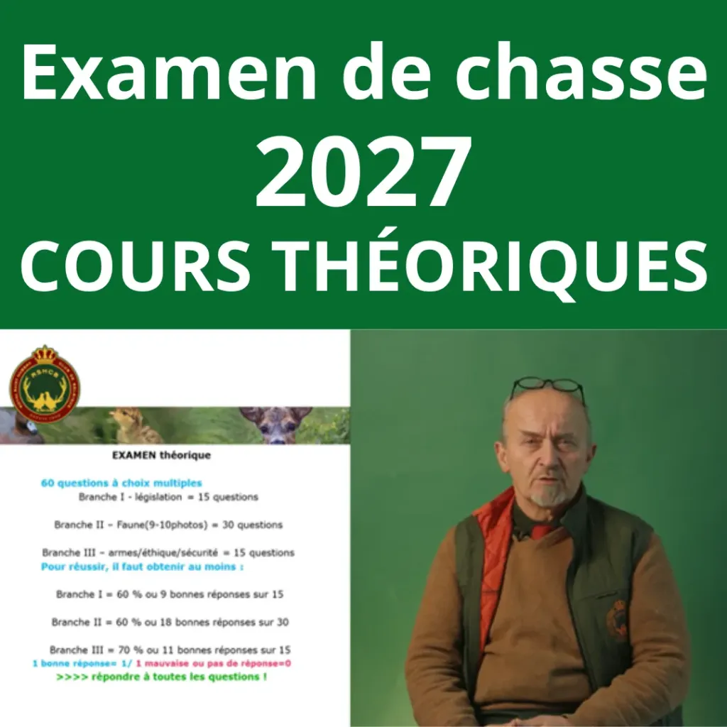 Cours de chasse théoriques 2027